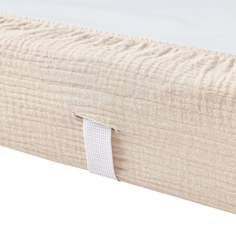 DONOMILO Muslin Changing Pad Cover,Ultra Soft Breathable Diaper Changing Table Cover for Baby Boys Girls,Neutral Fitted Changing Pad Sheets - Image 5